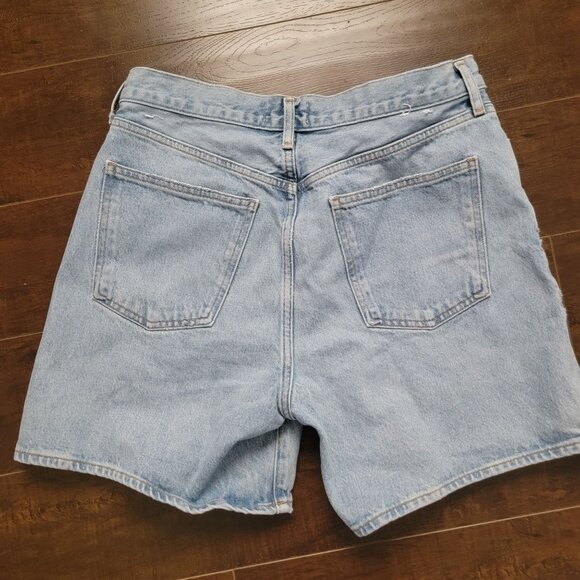 Agolde Dame Denim Shorts Womens 29 Jean Casual Y2K 90s Versatile Relaxed - Picture 3 of 7
